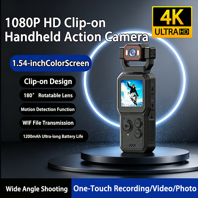 Sports Equipment In French - Cámara Deportiva 4K Equipada con Sensor