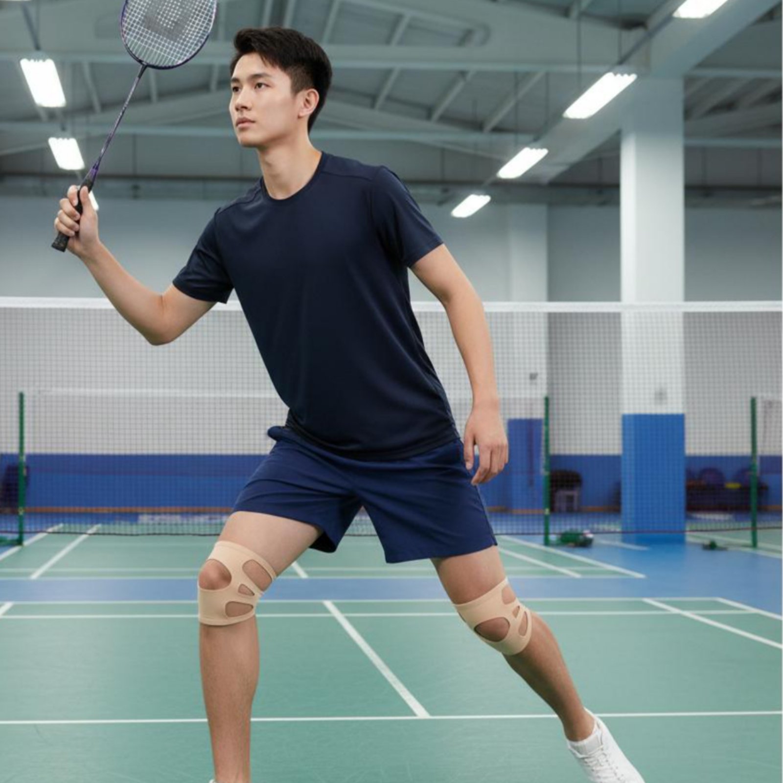 Sports Equipment Knee Support - Rodillera de silicona para uso durante