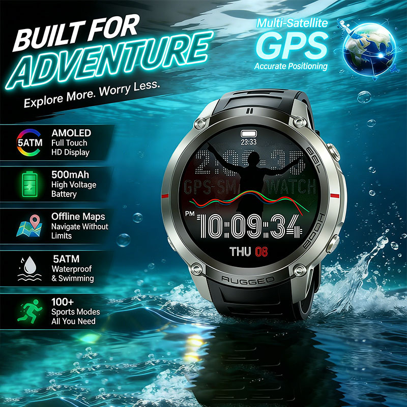 Sports Equipment In French - Reloj Deportivo GPS para Exteriores con