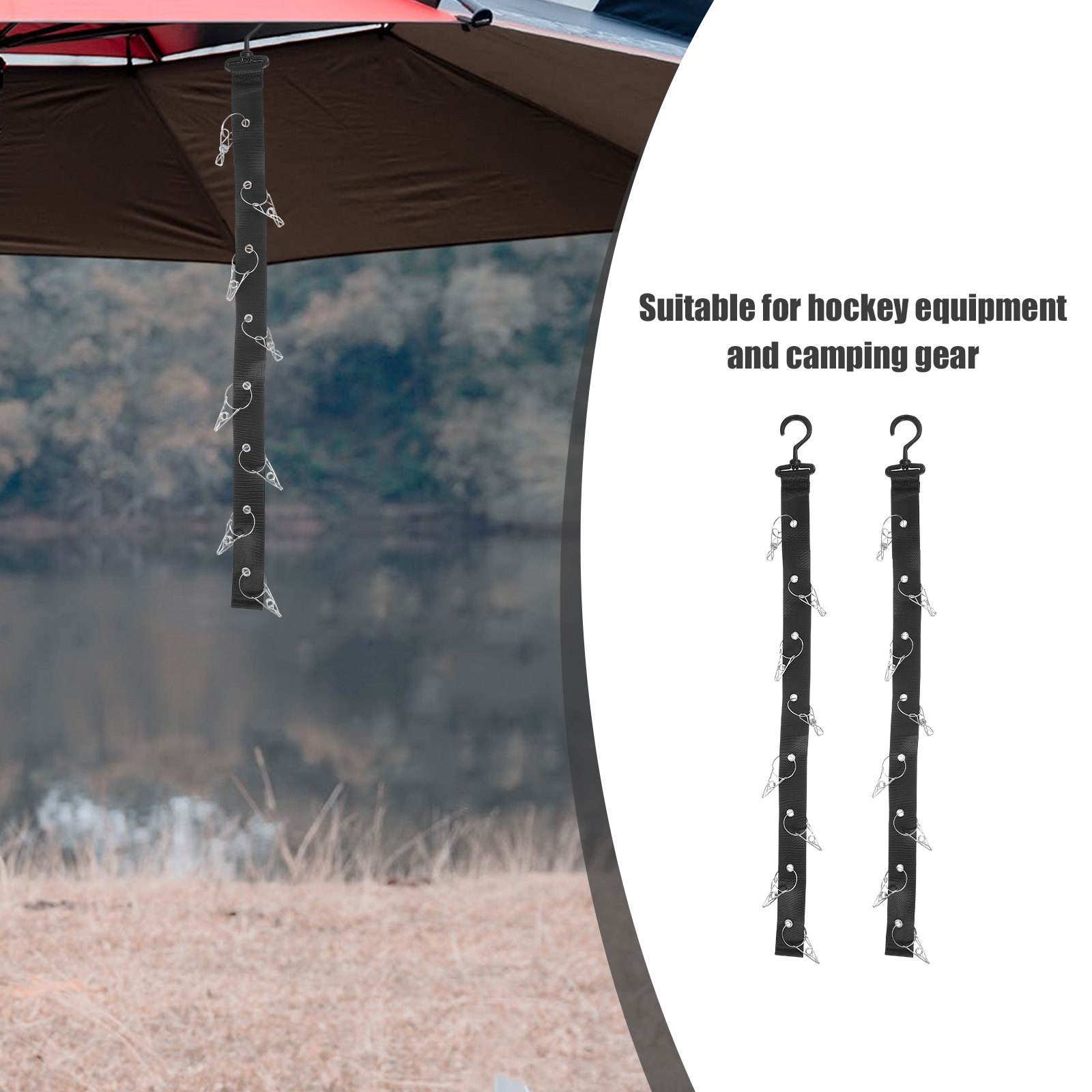 2 Piezas de Tendedero Colgante - Sports Equipment Drying Rack reseña y precio